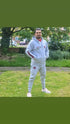 HEATHER GREY - COTTON FLEECE - FULL TRACKSUIT